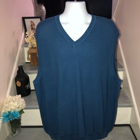 NWT Greg Norman Golf Vest Blue XXL - Picture 4 of 6